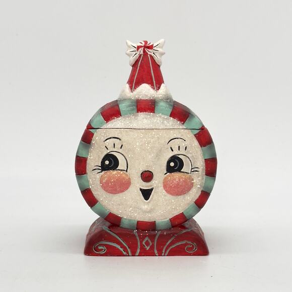 Bethany Lowe Johanna Parker Laughing Merrymint Candy Box Christmas Peppermint - Picture 2 of 5